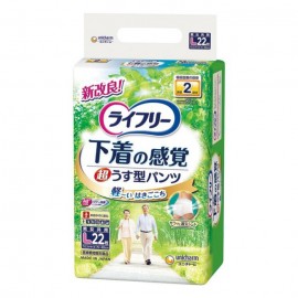 [유니참]라이 프리 초맷돌형 속옷 감각 팬티 L (15장)