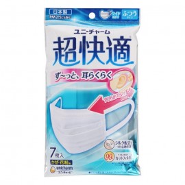 [유니참]초편안한 마스크 주름 타입 보통사이즈 (7장)