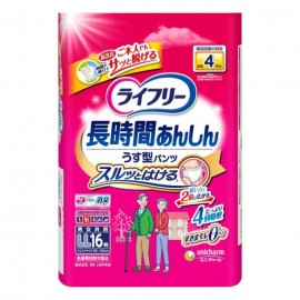 [유니참]라이프리 장시간 안심 얇은형 팬츠 LL (15장)