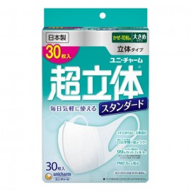 [유니참]초입체 마스크 스탠다드 큰사이즈 (15장)