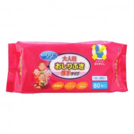 []대1 지공대 인용엉덩이 닦아 바탕이 두꺼운 것 타입 (80매)