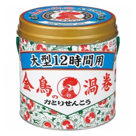 [킨쵸]금 새 소용돌이 모기향 대형 12 시간에 (40장)