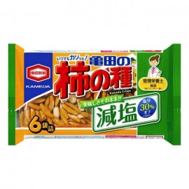 [카메다 제과]낮은 소금 카메 감 종 6 대힐 (182g)