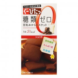 [나리스화장품]굿 피탁 두유 비지 비스킷 초콜릿 (3장 x 3봉)