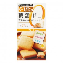 [나리스화장품]굿 피탁 두유 비지 비스킷 판 (3장 x 3봉)