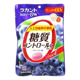 [사라야]라칸토 칼로리 제로 사탕 블루 베리 60g (60g)