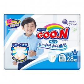 [다이오제지]GOON 부드럽게 맞는 바지 BIG 사이즈 13 ~ 25KG 소년 (28장)