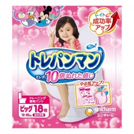 [유니참]트레이닝 빵맨 여자 아이용 (18장)