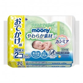 [유니참]무니 물티슈 외출용 (30장 x 2)