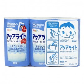 [와코도]건강! 아쿠아 라이트 사과 (125ml x 3개)