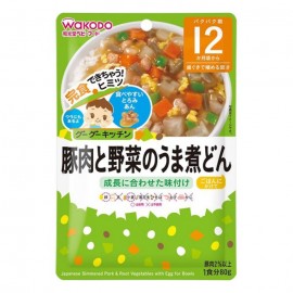 [와코도]구구 주방 돼지 고기와 야채 조림 덮밥 (80g)
