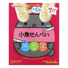 [와코도]아기 간식 + CA 칼슘 황어 센베이 (2장 x 6봉)